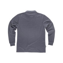 polo m/l workteam s6508 en gris oscuro