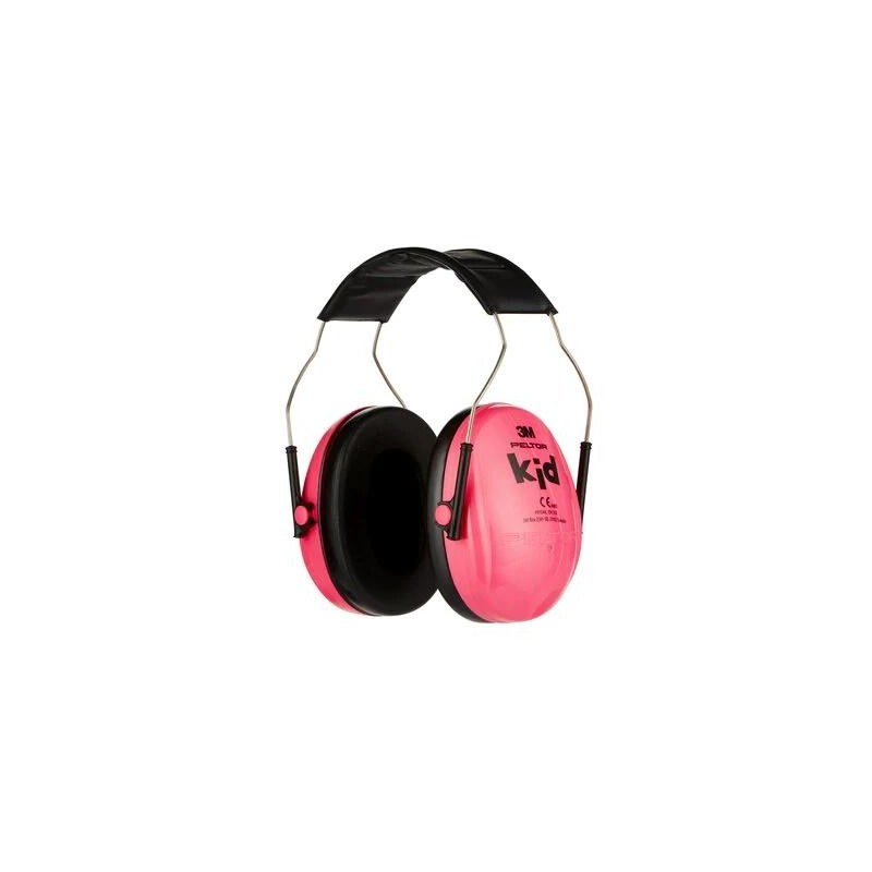 Orejera 3m peltor kids rosa neon