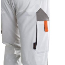 pantalon kapriol industry paint en blanco