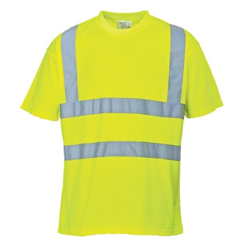 Camiseta tecnica alta visibilidad portwest s478