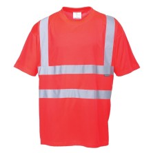 camiseta a.v. m/c portwest s478 en amarillo
