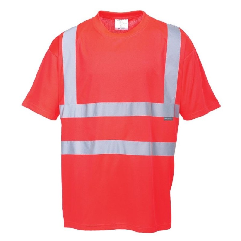 Camiseta tecnica alta visibilidad portwest s478