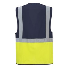 chaleco a.v. portwest executive paris c276 en rojo/amarillo a.v.