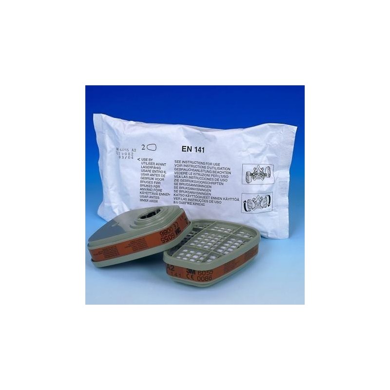 Filtros para gases y vapores 3m 6055 a2