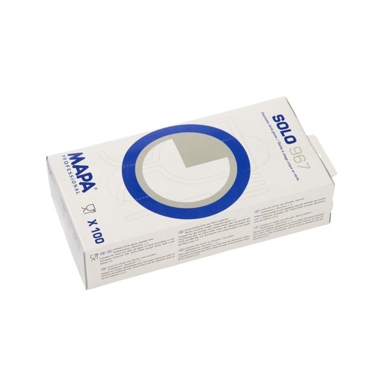 Guante desechable mapa solo 967