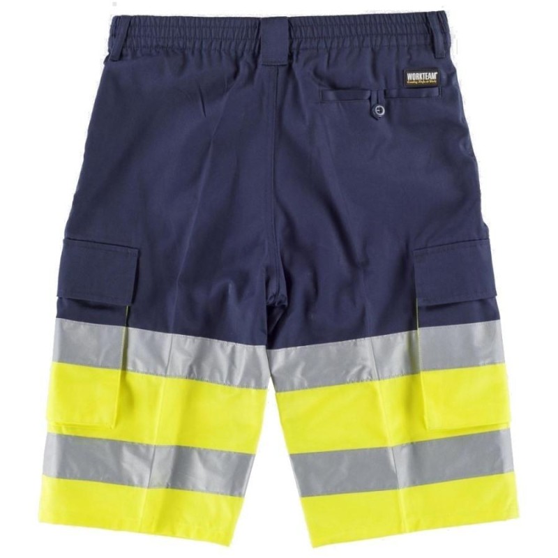 Bermuda alta visibilidad workteam c4005