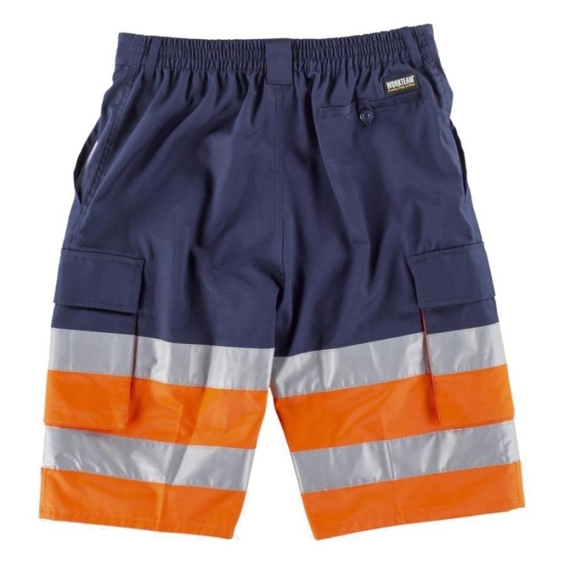 Bermuda alta visibilidad workteam c4005