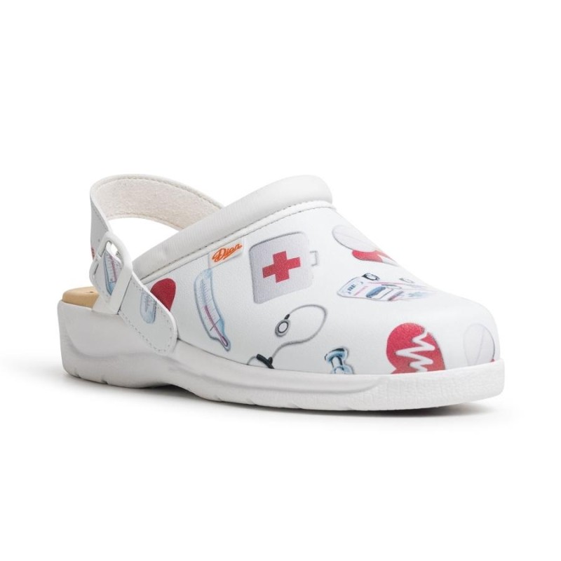 Zueco dian pisa estampado