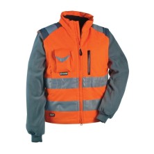 chaqueta a.v. cofra signal v023 en naranja fluor