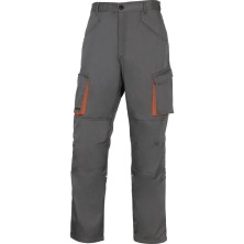 pantalon delta plus m2pa2 en gris/naranja