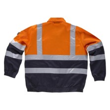 chaqueta a.v. workteam c3211 en naranja fluor/marino