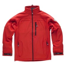 chaqueta softshell workteam s9010 en rojo