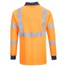 Polo alta visibilidad ignífugo portwest fr76