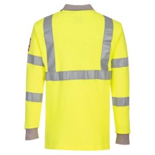polo a.v. portwest fr77 en amarillo