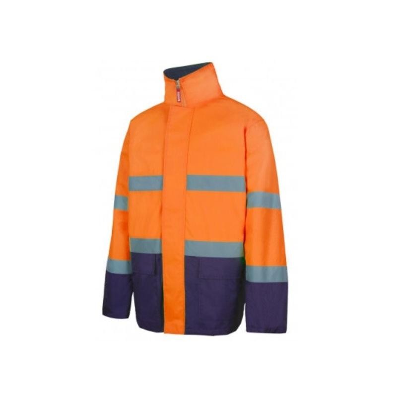 Parka impermeable alta visibilidad velilla 306002