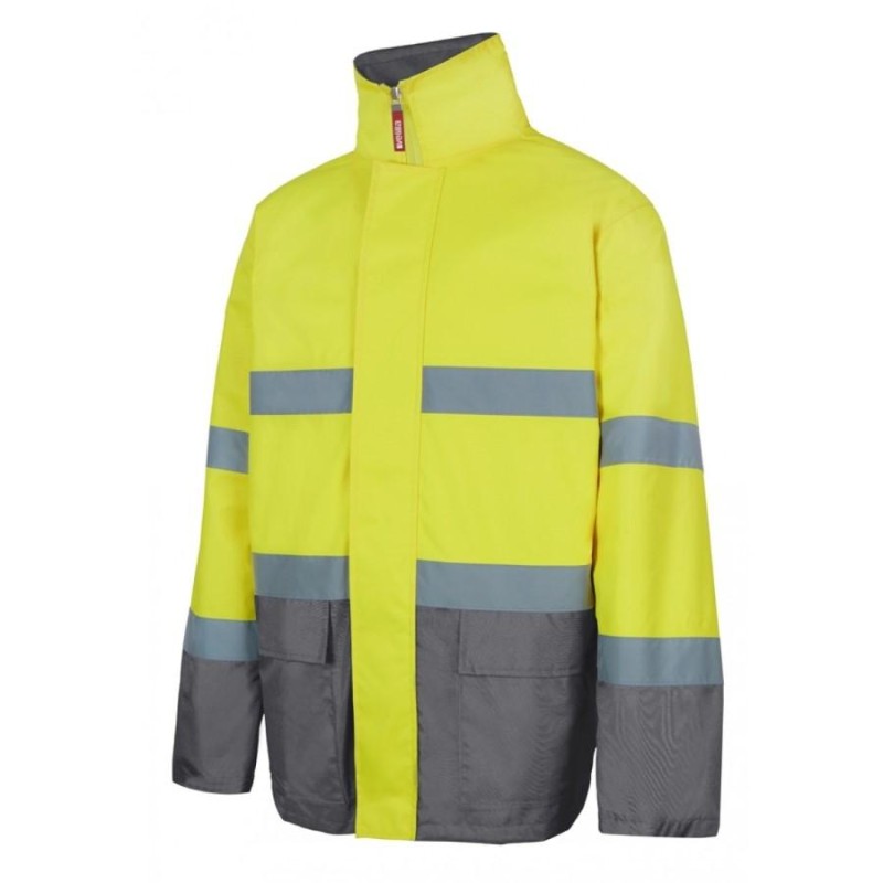 Parka impermeable alta visibilidad velilla 306002