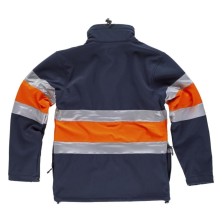 chaqueta workteam s9520 en marino/naranja