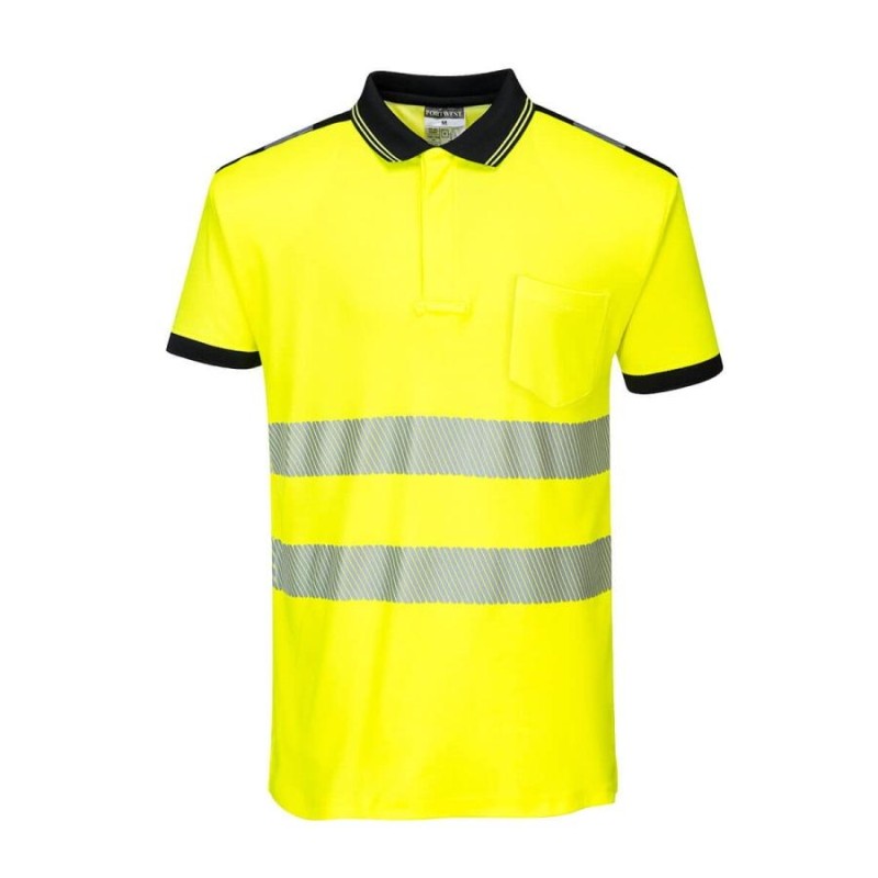 Polo alta visibilidad portwest t180