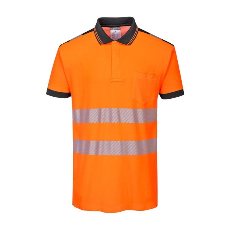 Polo alta visibilidad portwest t180
