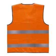 chaleco a.v. workteam c3610 en naranja fluor