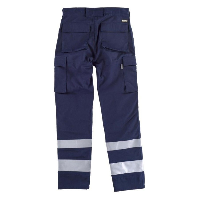 Pantalon a.v. multibolsillos workteam c2911