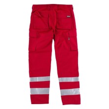 pantalón workteam c2911 en rojo
