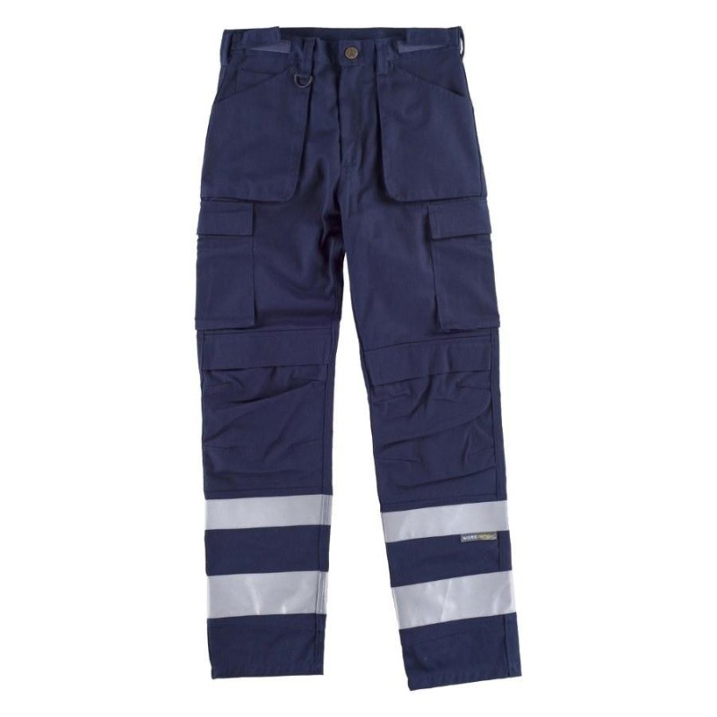 Pantalon a.v. multibolsillos workteam c2911