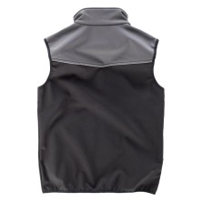 chaleco workteam s9316 en negro/gris