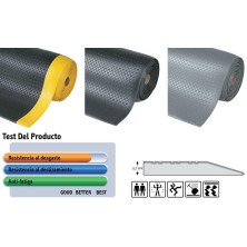 alfombra notrax diamond sof-tred 419 en negro