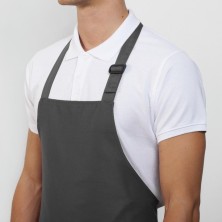 delantal roly benoit 9125 en gris oscuro