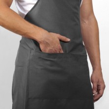 delantal roly benoit 9125 en gris oscuro