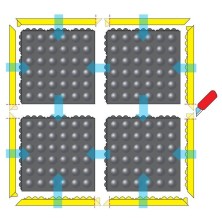 alfombra notrax skywalker hd esd nitrilo fr 464 
