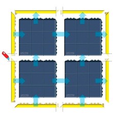 alfombra notrax de-flex nitrilo 572 