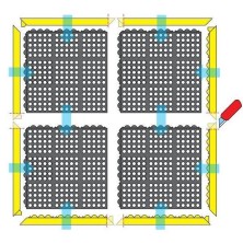 ALFOMBRA NOTRAX CUSHION EASE NITRILO GSII FR 850SFR