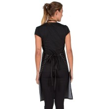 delantal garys metalizado 116500 en negro