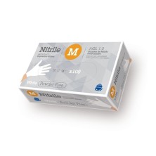 GUANTE RUBBEREX NITRILO G.TOUCH 3,5GR BLANCO (100 Unds)