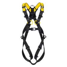 arnes anticaidas petzl newton c073aa en negro/amarillo