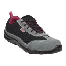 zapato delta plus como s1p en negro/fucsia