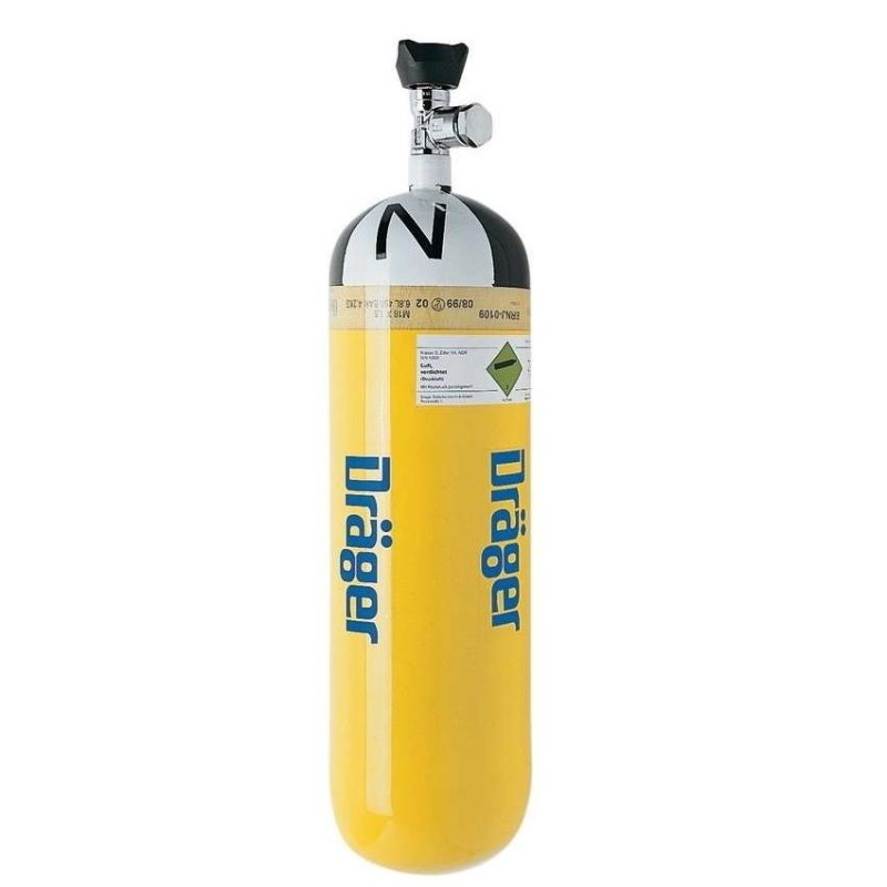 Botella drager de composite 6,8l