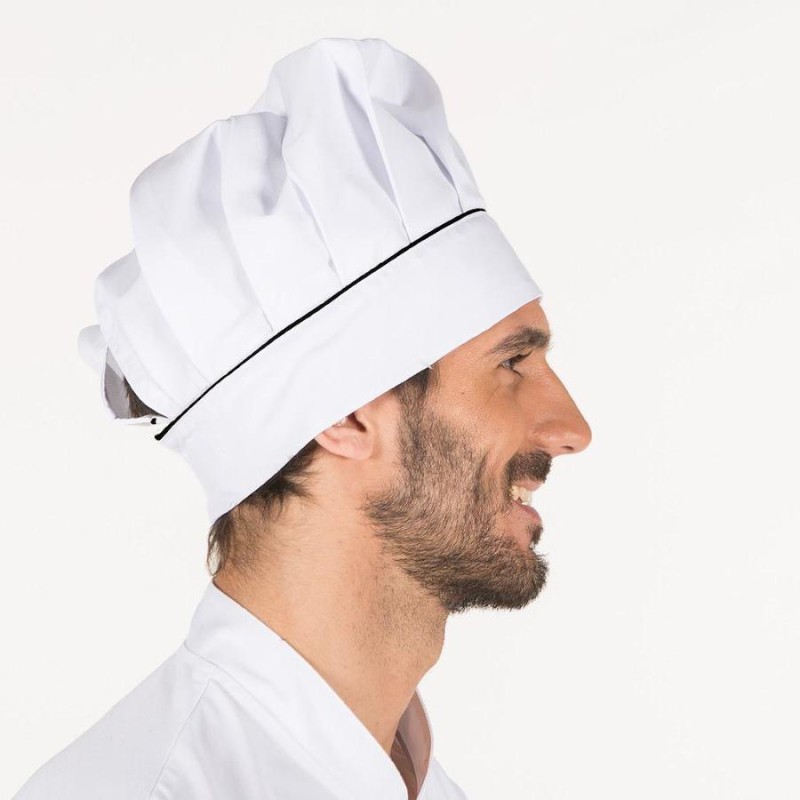 Gorro para cocinero ribeteado garys 4486