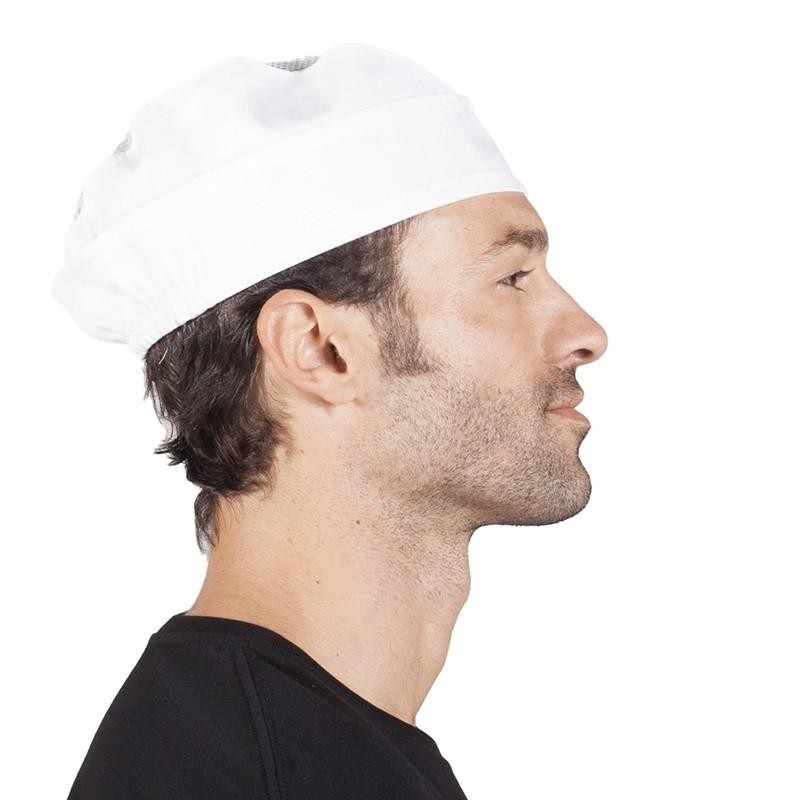 Gorro cocinero blanco con goma garys 401