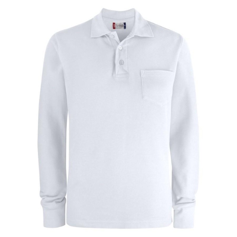 Polo m/l clique basic polo pocket 028235