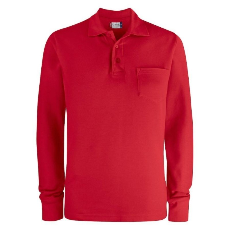 Polo m/l clique basic polo pocket 028235