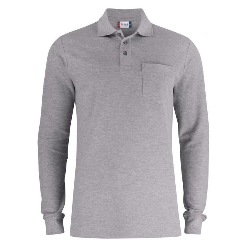 Polo m/l clique basic polo pocket 028235