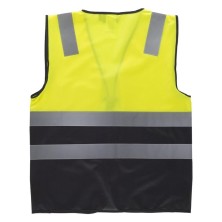 chaleco a.v. workteam c3615 en amarillo/marino