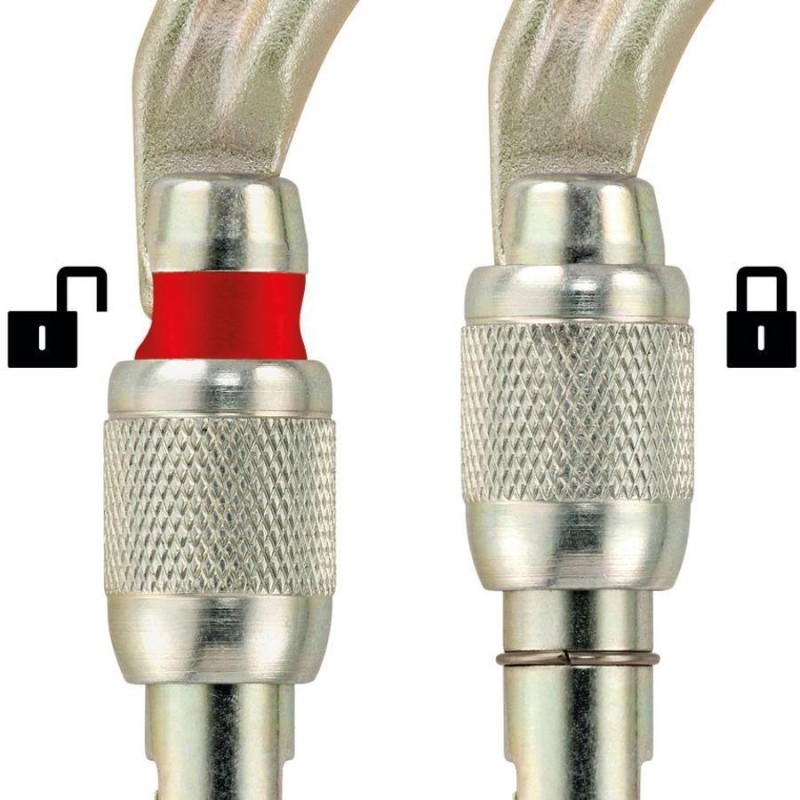 Mosqueton petzl vulcan alta resistencia