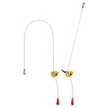 elemento de amarre petzl grillon plus en beige/amarillo