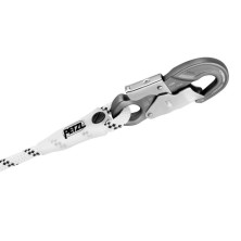 elemento de amarre petzl grillon hook en blanco/amarillo