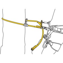elemento de amarre de poda petzl microflip 
