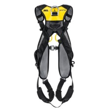 arnes anticaidas petzl newton easyfit en negro/amarillo